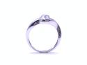 9ct White Gold Shaped Diamond Ring