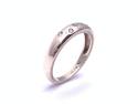 9ct Yellow Gold Diamond Dot Ring