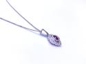 9ct Ruby & Diamond Pendant & Chain