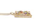 18ct Multi Stone Pendant & Chain
