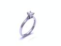 Platinum Diamond Solitaire Ring