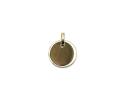 9ct Yellow Gold Plain Round Disc Pendant