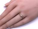 9ct Yellow Gold Wishbone Ring