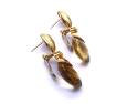 18ct Smokey Quartz Drop Earrings