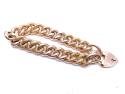 Patterned Charm Bracelet 7 Inch