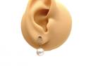 9ct Yellow Gold Pearl & Diamond Earrings 0.15ct