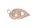 9ct Yellow Gold Heart Mum Pendant
