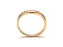 18ct Yellow Gold Diamond Wishbone Ring
