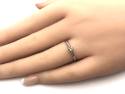 9ct White Gold Diamond Solitaire Ring