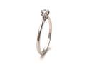 9ct White Gold Diamond Solitaire Ring
