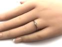 9ct White Gold Diamond Solitaire Ring