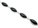 Whitby Jet Marquise Bracelet