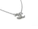 Silver Cz Cc Necklet