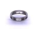 Palladium Plain Wedding Ring 4mm