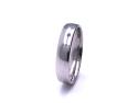 Palladium Plain Wedding Ring 4mm
