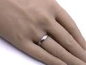 9ct Patterned Diamond Wedding Ring 4mm