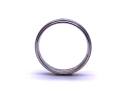 9ct Patterned Diamond Wedding Ring 4mm