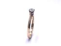 9ct Yellow Gold Diamond Solitaire Ring
