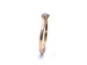 Secondhan 18ct Yellow Gold Diamond Solitaire Ring