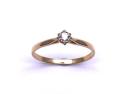 Secondhan 18ct Yellow Gold Diamond Solitaire Ring