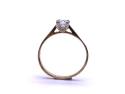 18ct Yellow Gold Diamond Solitaire Ring