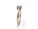 18ct Yellow Gold Diamond Solitaire Ring