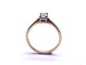 18ct Yellow Gold Diamond Solitaire Ring