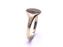9ct Yellow Gold Patterned Signet Ring