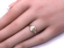 9ct Yellow Gold Patterned Signet Ring