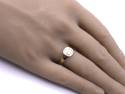 9ct Yellow Gold Patterned Signet Ring