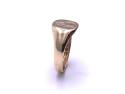 9ct Yellow Gold Patterned Signet Ring