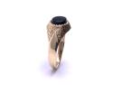 9ct Yellow Gold Onyx Signet Ring