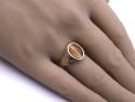 9ct Yellow Gold Tigers Eye Signet Ring