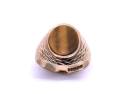 9ct Yellow Gold Tigers Eye Signet Ring