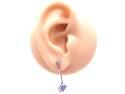 18ct Tanzanite & Diamond Drop Earrings