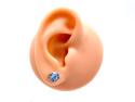 9ct Blue Topaz Stud Earrings