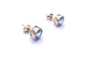 9ct Blue Topaz Stud Earrings