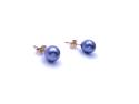 9ct Black Freshwater Pearl Earrings