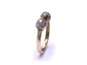 9ct Yellow Gold CZ Torque Ring
