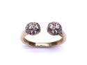 9ct Yellow Gold CZ Torque Ring