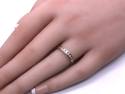 9ct Yellow Gold CZ Eternity Ring