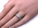 9ct Yellow Gold CZ Pave Ring