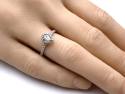 18ct Pear Diamond Cluster Halo Ring