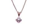 9ct Diamond Solitaire Pendant