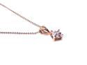 9ct Diamond Solitaire Pendant