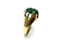 9ct Yellow Gold Dyed Chalcedony Ring