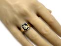 9ct Masonic Onyx Signet Ring