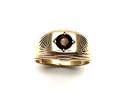 9ct Yellow Gold Paste Solitaire Ring