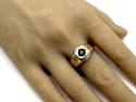 9ct Yellow Gold Paste Solitaire Ring