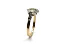 9ct Yellow Gold Peridot & Diamond Ring